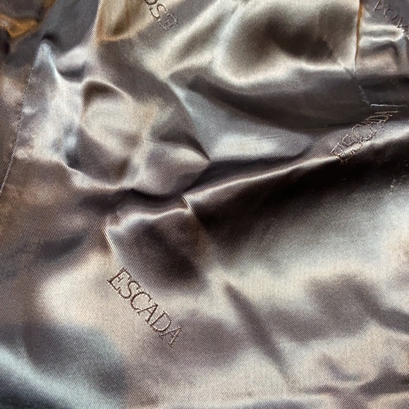 VTG 80s Escada Wool Houndstooth Blazer 34 - Picture 12 of 12